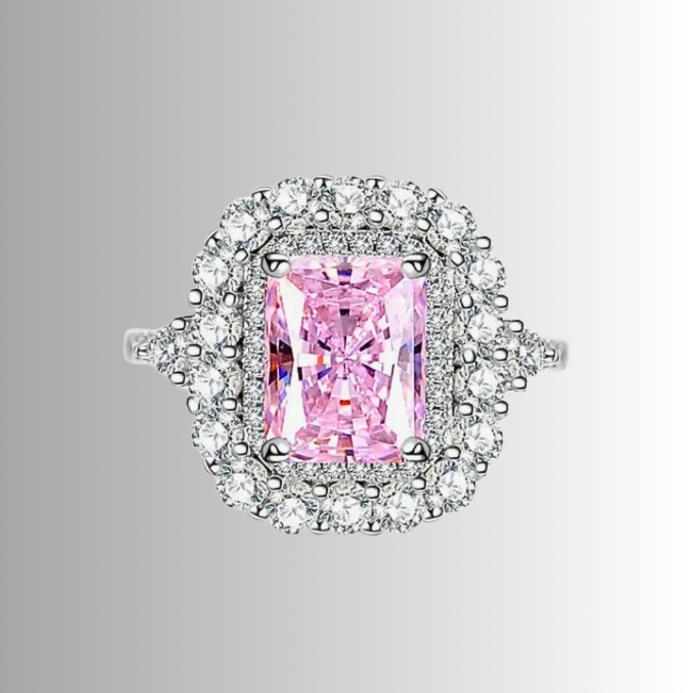 Collezione di Anelli con Zaffiri Rosa creati in Laboratorio