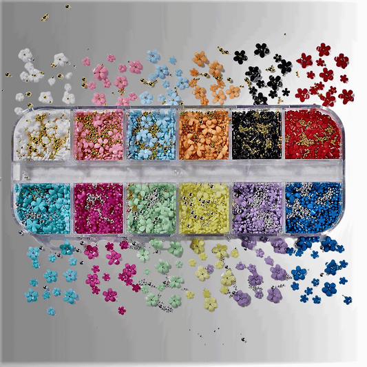 Set Decorazioni 3D per Nail Art: Fantasia e Creatività per il Tuo Fascino