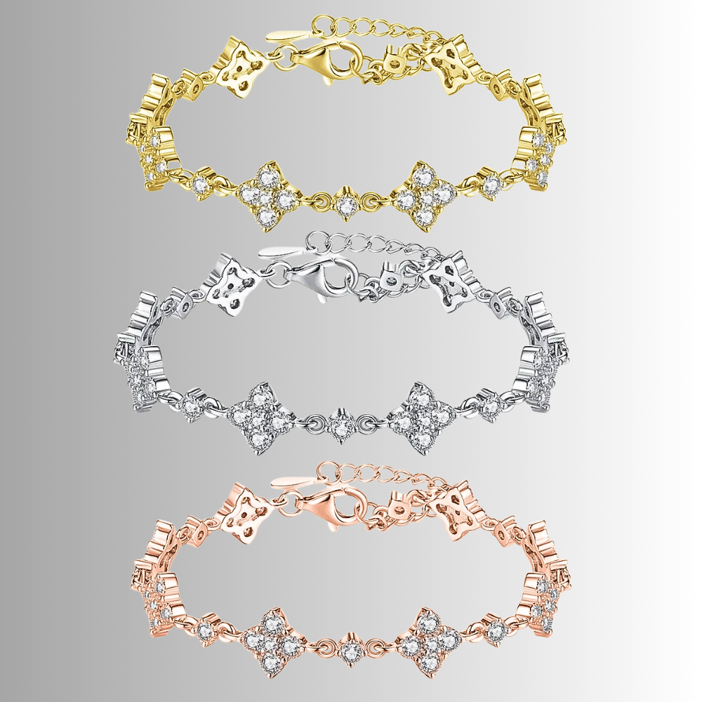 Bracciale a Rombi con Moissaniti D Color per circa ct 1,20