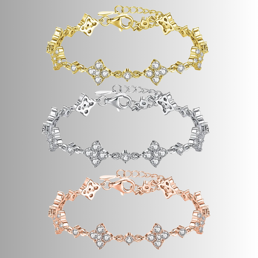 Bracciale a Rombi con Moissaniti D Color per circa ct 1,20