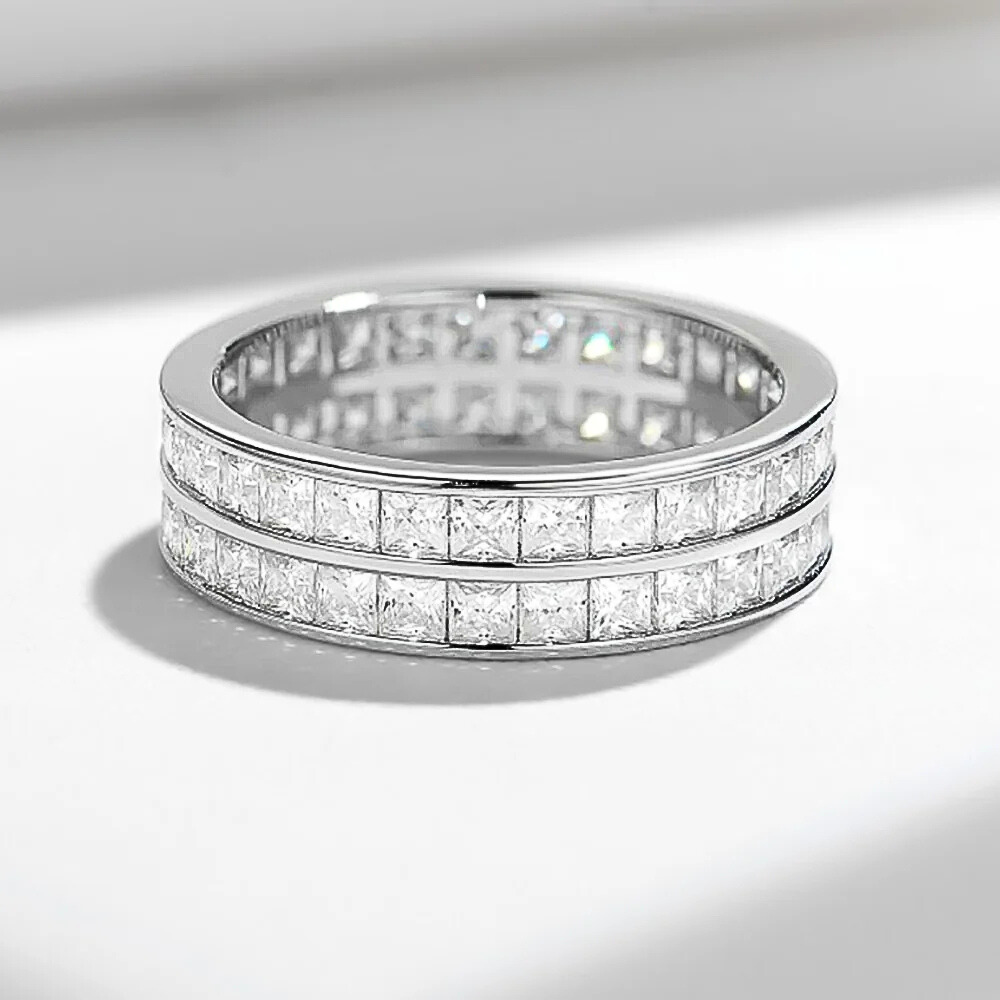 Mini Collezione di Fedine con Moissaniti Taglio Princess