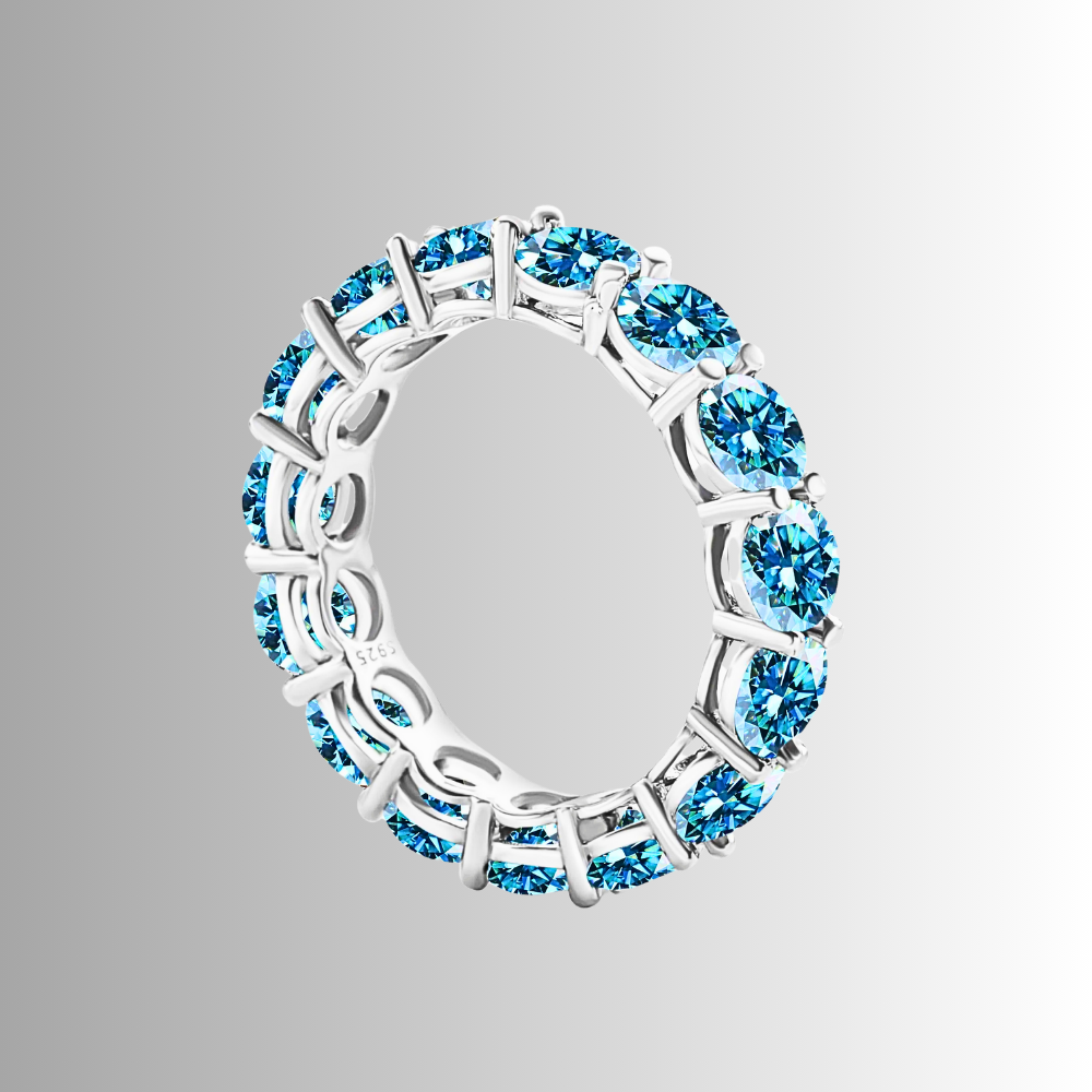 Eternity con Moissaniti Colorate per ct 7,00