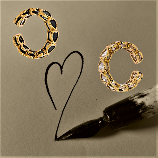 Fe "Corazones Brillantes" Afirmación de Estilo y Elegancia 