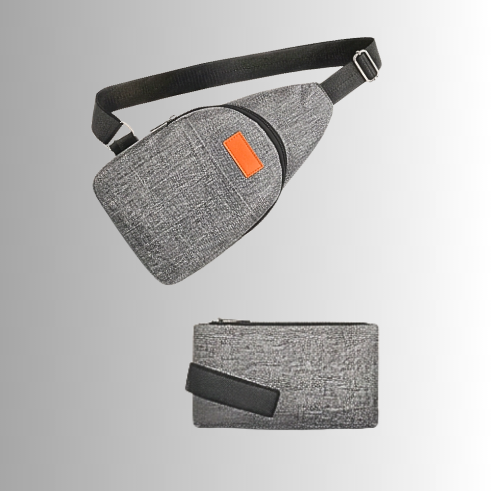 Set abbinato di Zaino, Marsupio e Pochette