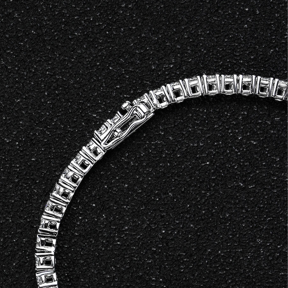 Collana Tennis Pendente con Moissaniti