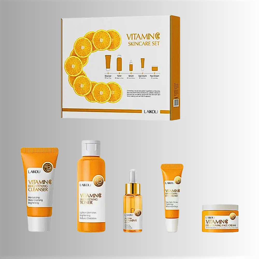 Kit Skin Care alla Vitamina C – Trattamento completo in 5 step