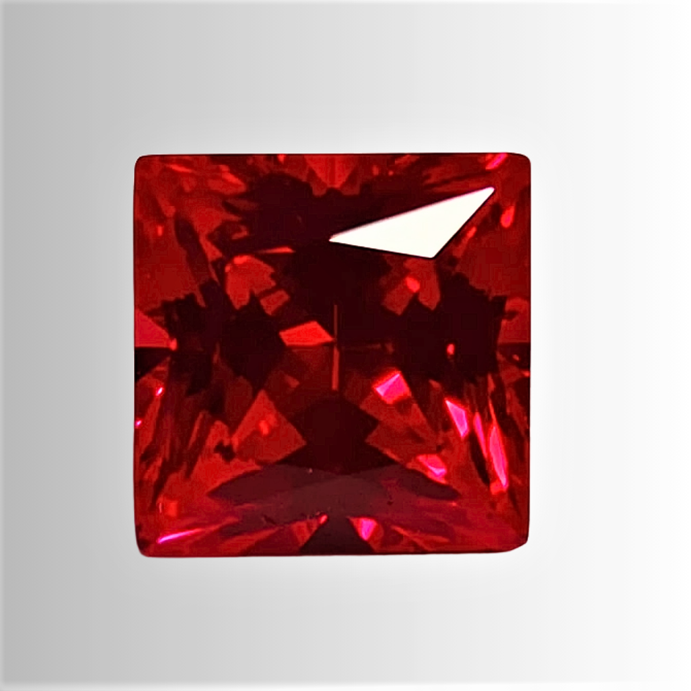 Rubini Lab Grown Taglio Princess