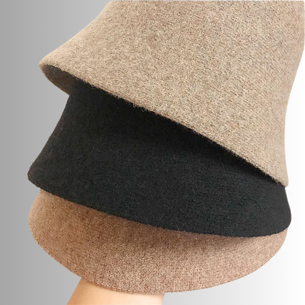 Cappello a Secchiello in Misto Lana