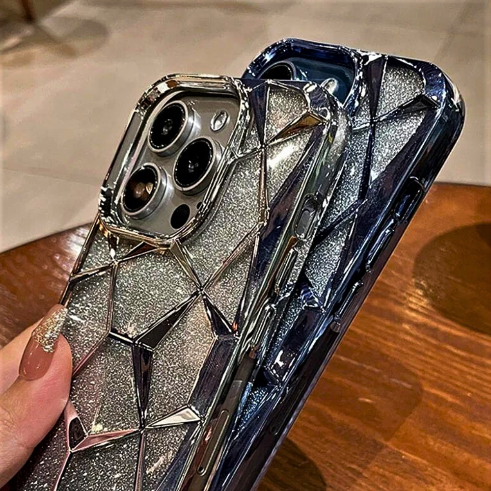 Cover Fashion Glitter e Forme 3D  per iPhone