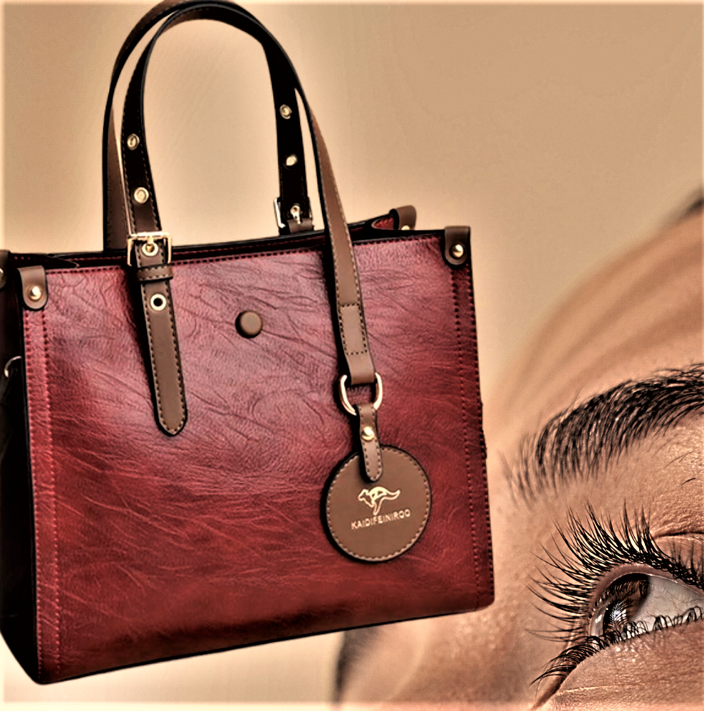 3-Layer Cowhide Leather Bag