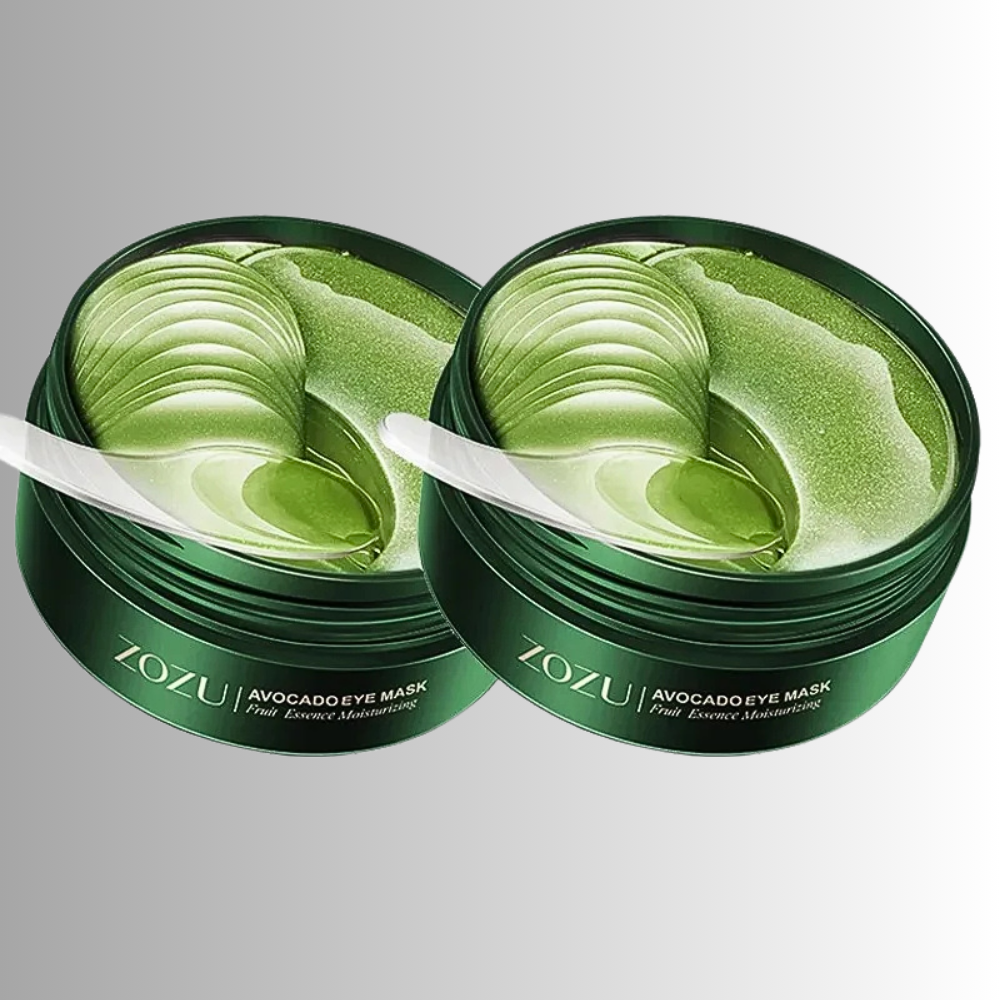 Maschere per Occhi alla Centella con Estratto di Avocado o Oro Puro