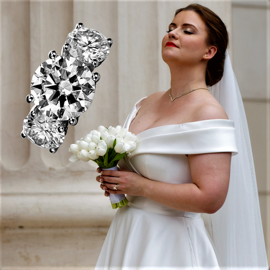 Trilogy 5 Carati – Collezione Moissanite GlamLuxe