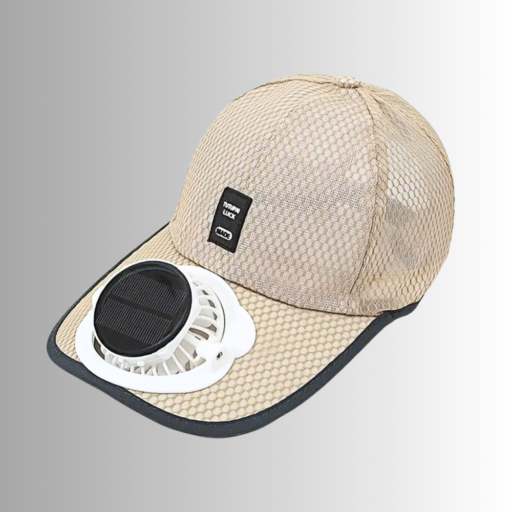 Cappellino con Ventola ad Energia Solare