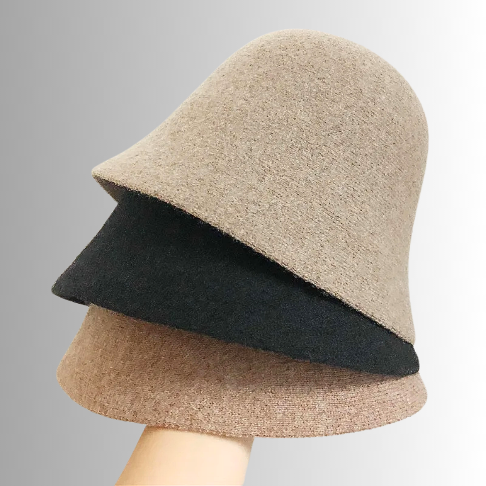 Cappello a Secchiello in Misto Lana
