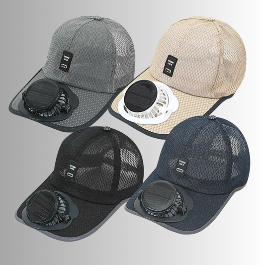 Cappellino con Ventola ad Energia Solare