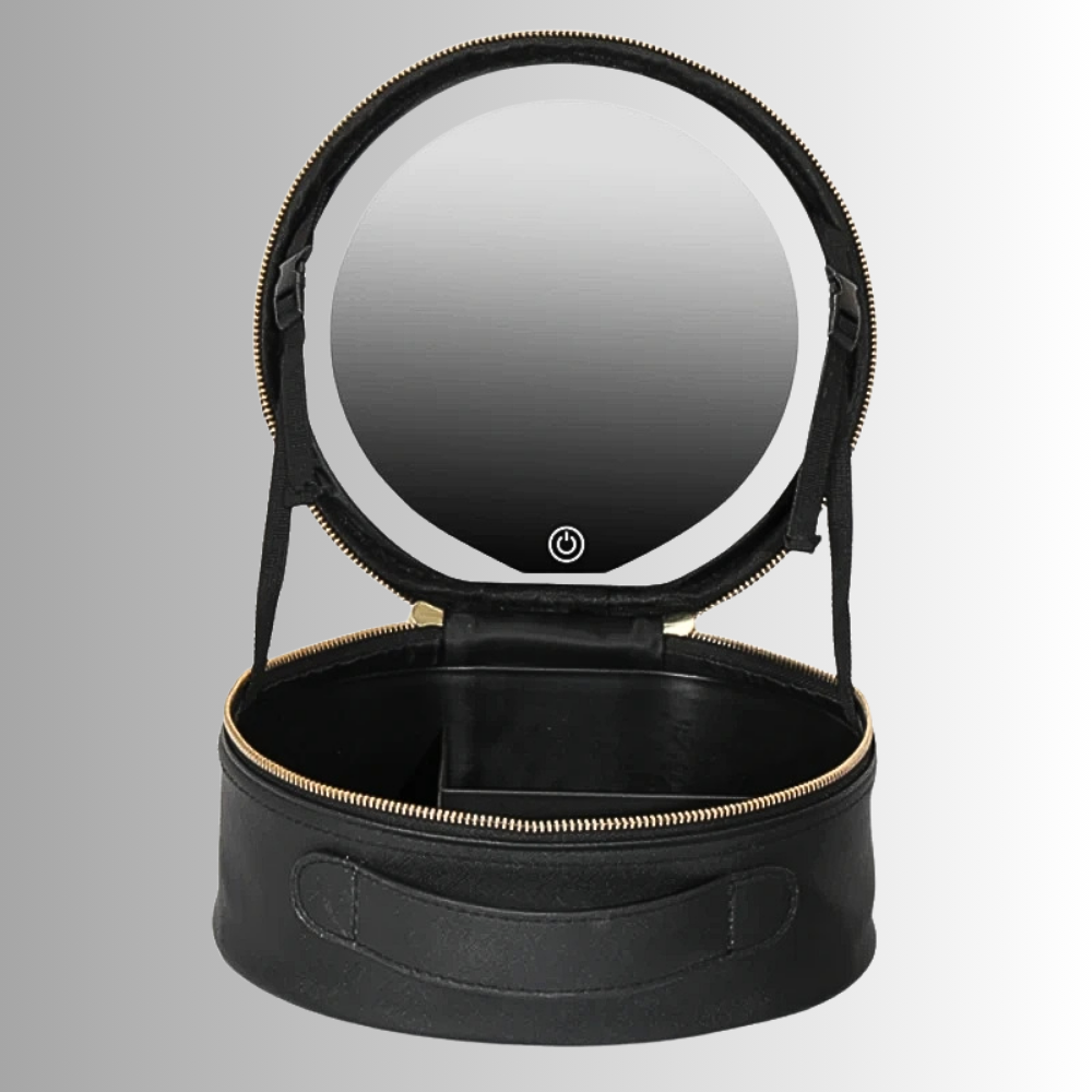 Borsa Make Up da Viaggio con Specchio Illuminato e Power Bank