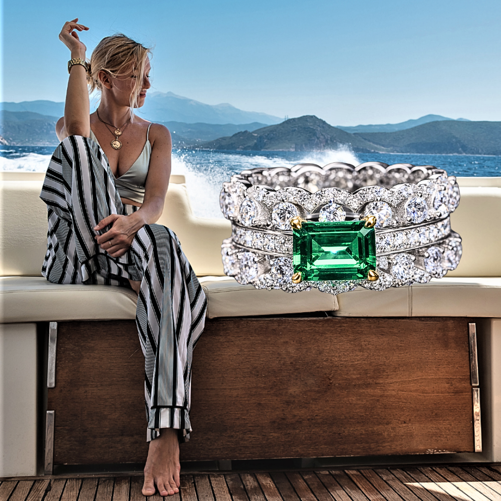 Banda "Green Hope" de GlamLuxe 