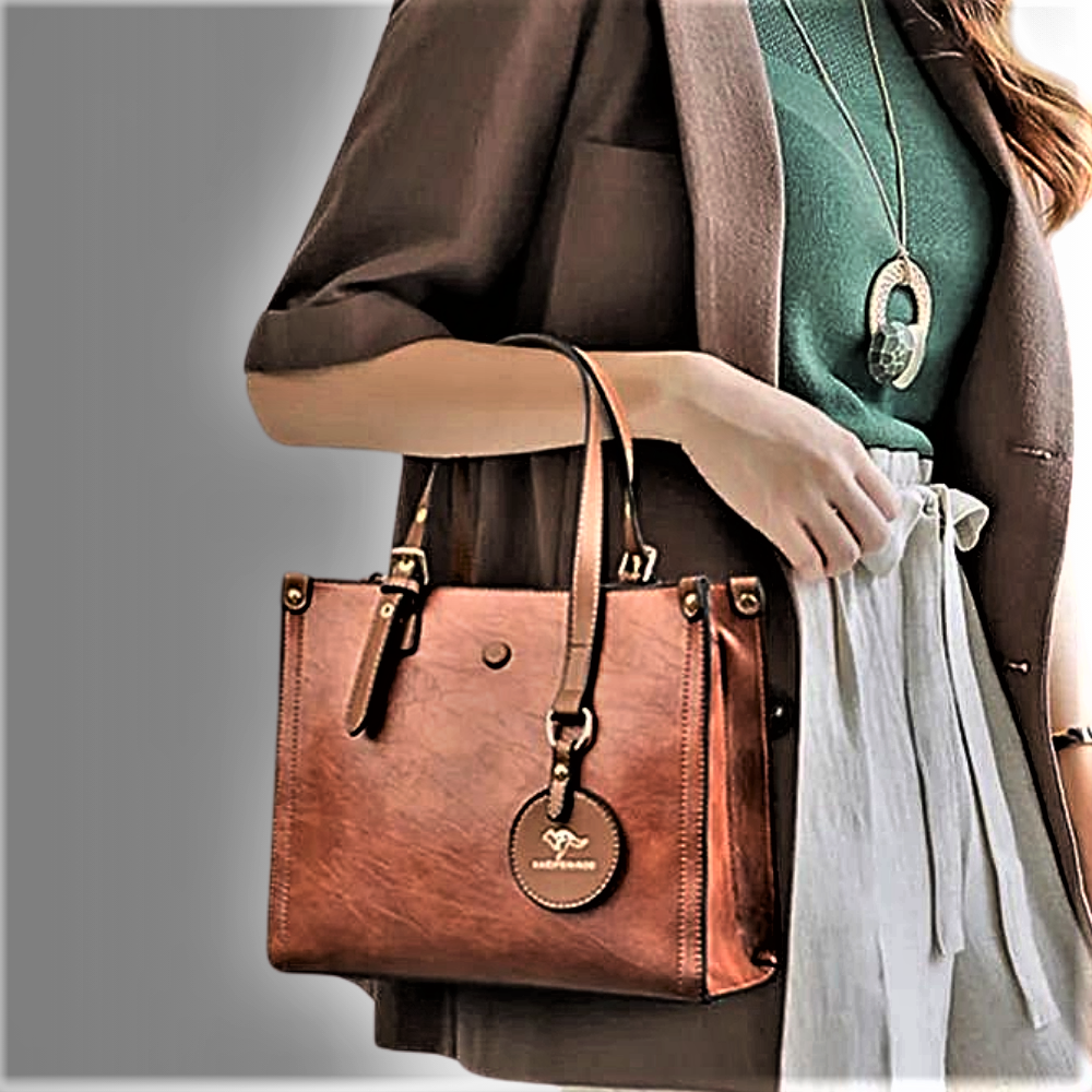 3-Layer Cowhide Leather Bag