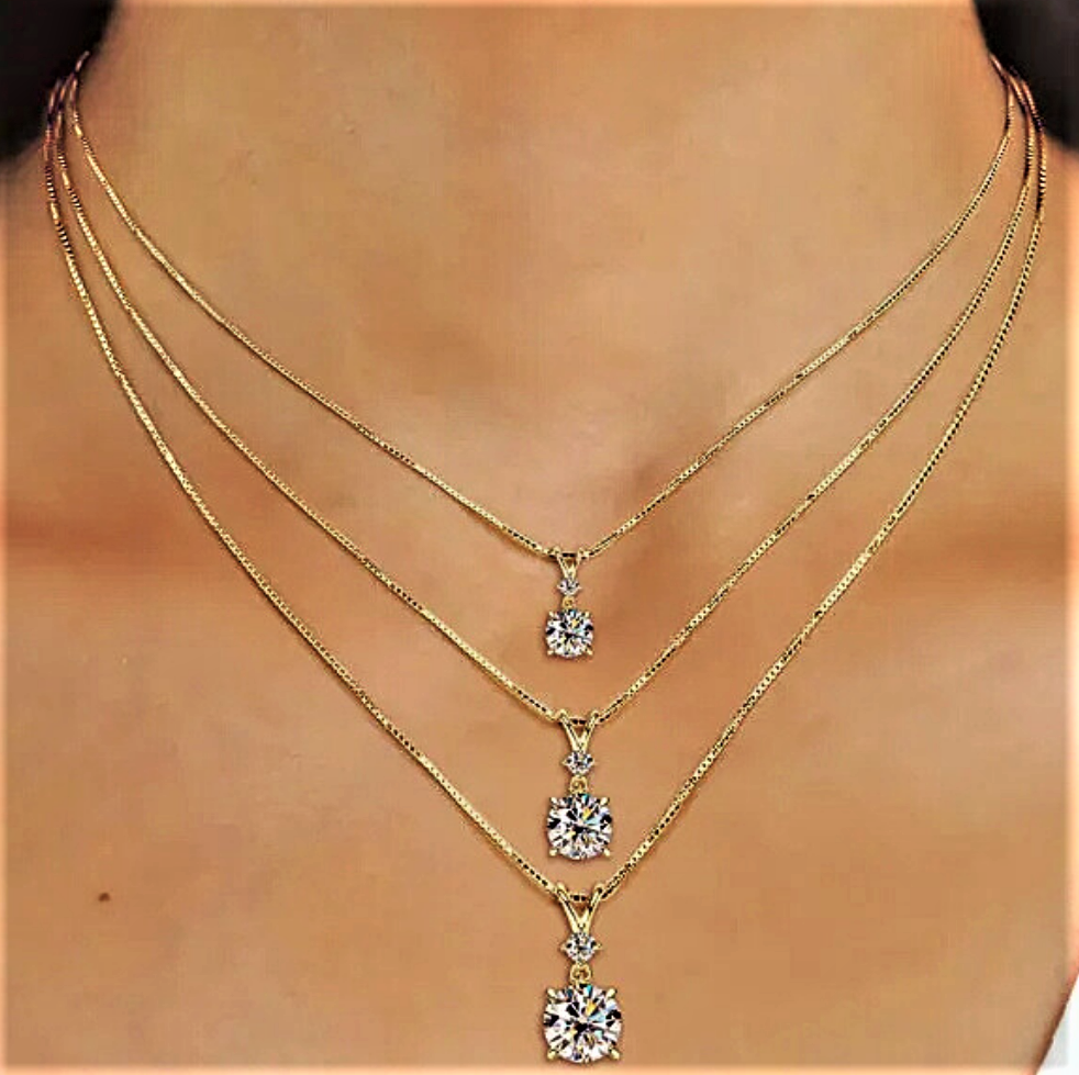 Collana "Sole e Stella" – Doppia Brillantezza, Un’Unica Eleganza