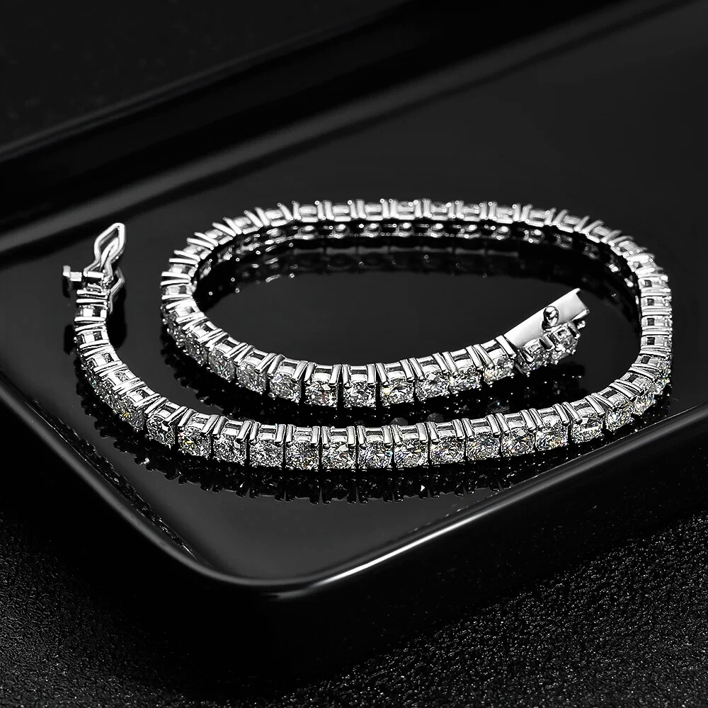 Bracciale e Collana Tennis con Moissaniti da 3/4/5 mm
