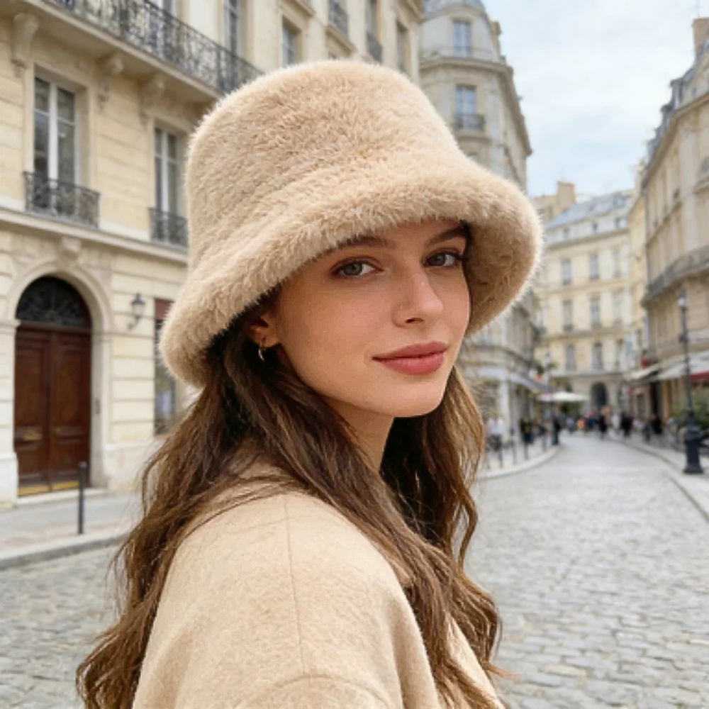 Cappello in Pelliccia Sintetica