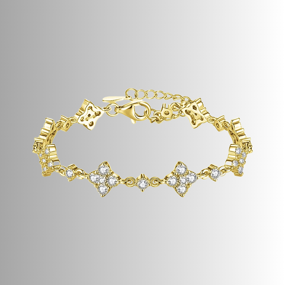 Bracciale a Rombi con Moissaniti D Color per circa ct 1,20