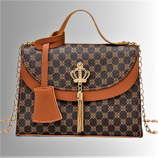 Bolso con Color en Contraste y Borlas Elegancia y Diseño Único