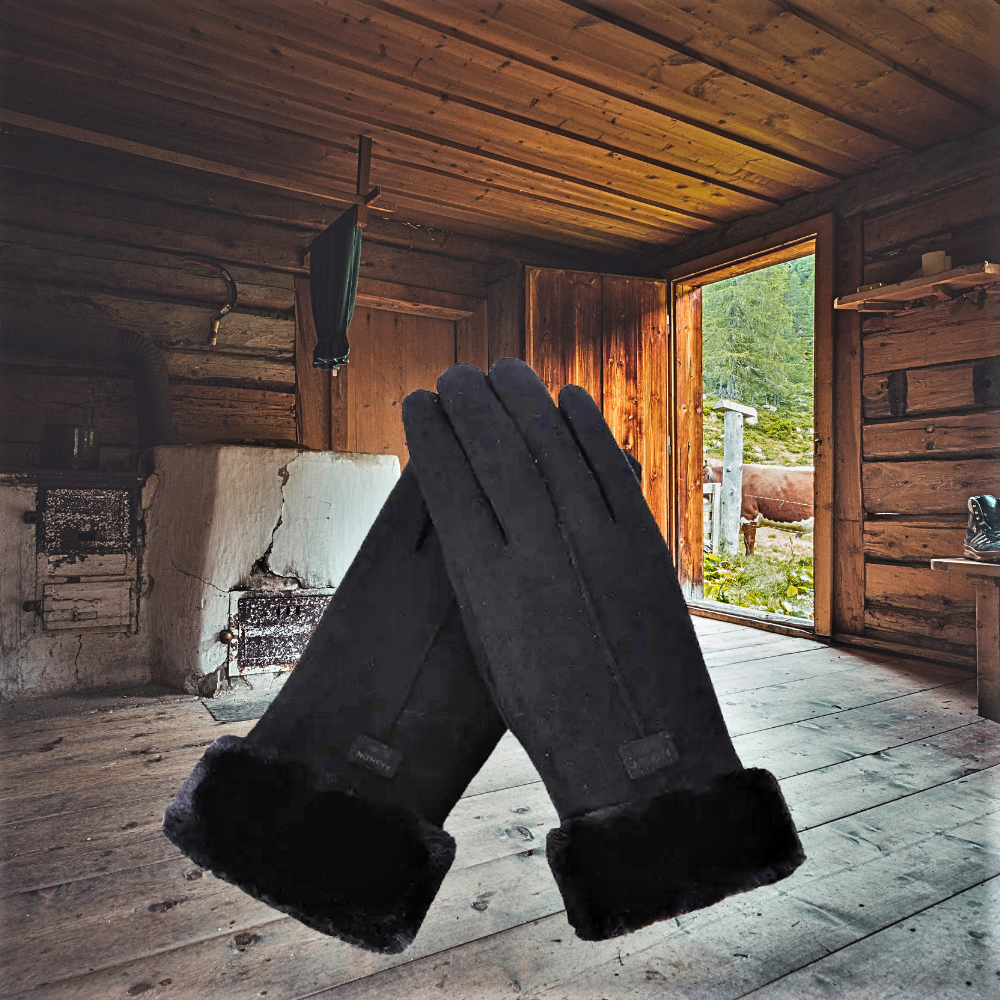 Guanti Scamosciati Touch Screen