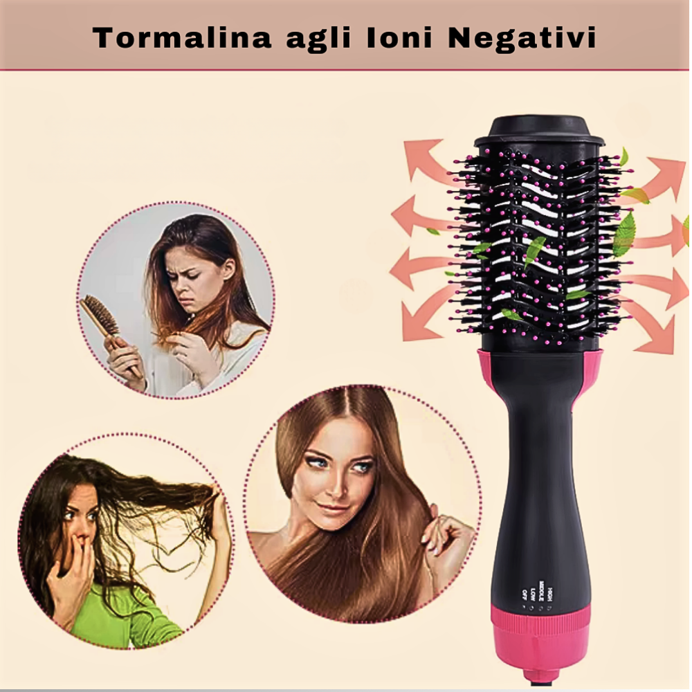 Spazzola Asciugacapelli Professionale 4 in 1