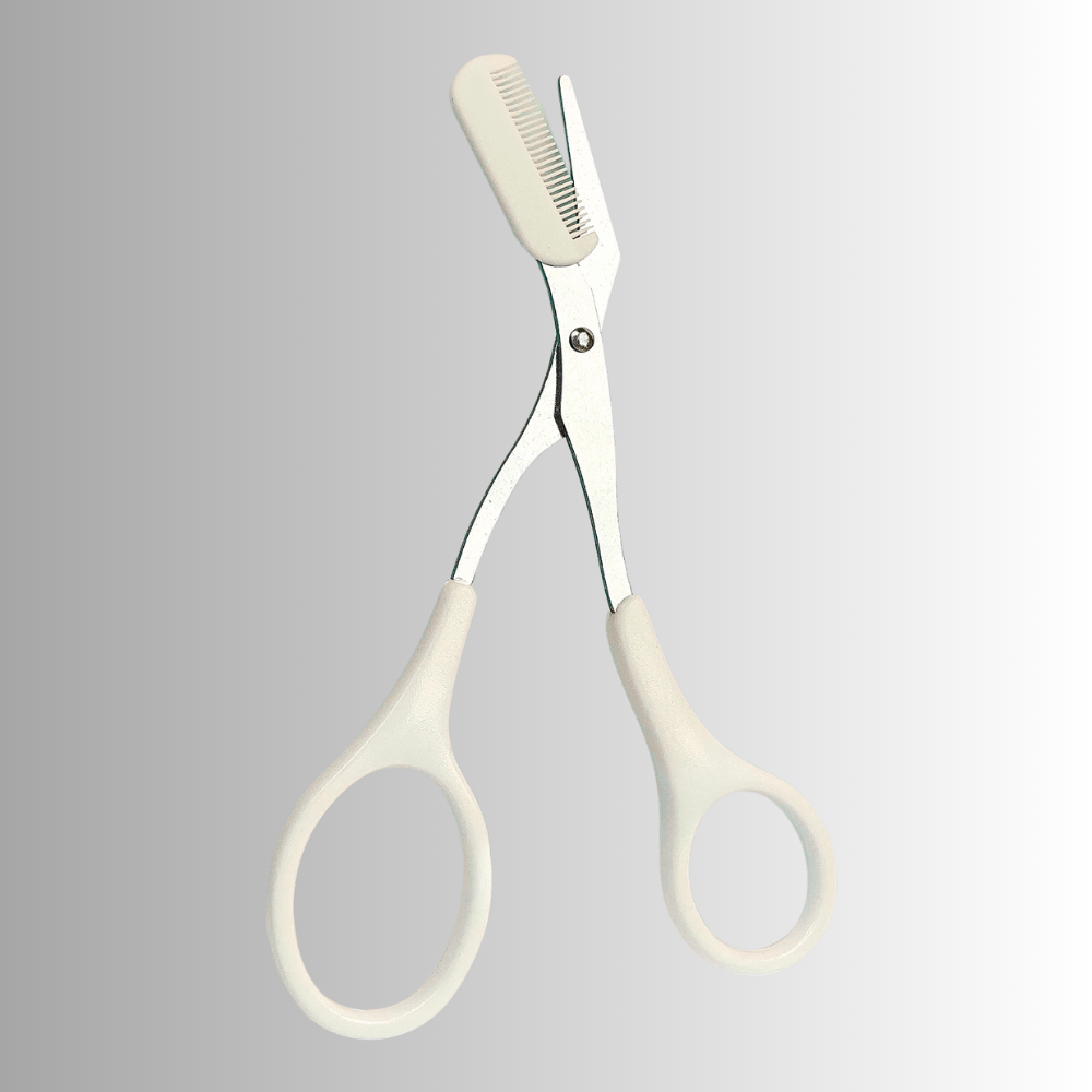 Forbici per Sopracciglia con pettine incorporato