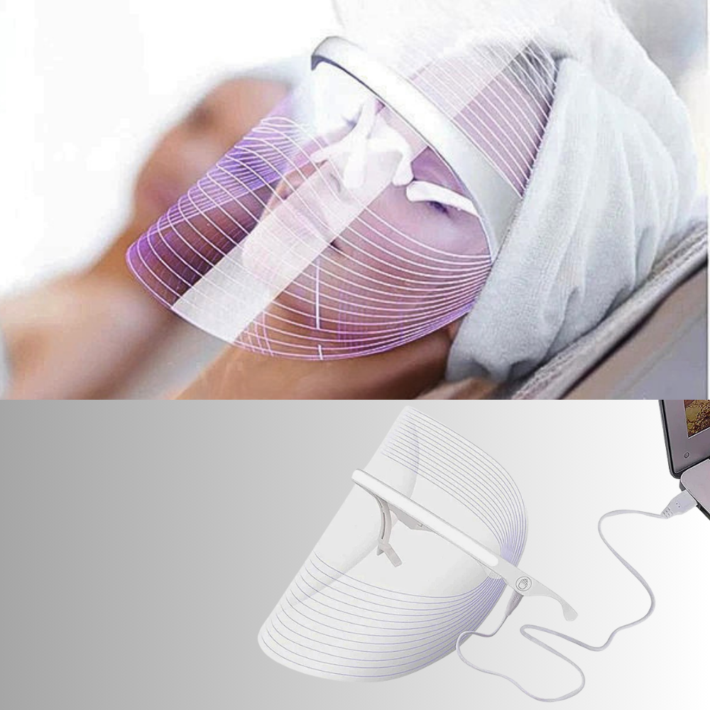 Maschera a 7 LED Fotonici da Viaggio