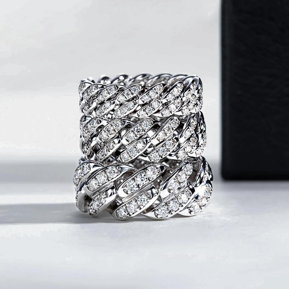 Fascia a Maglie Groumette con Moissaniti