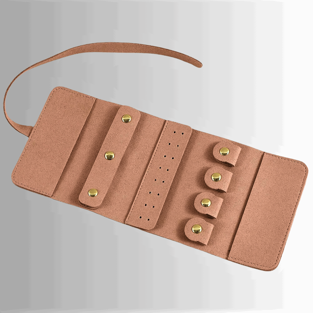 Rotolo Portagioie Organizer: Eleganza Compatta per la Sicurezza dei Tuoi Gioielli