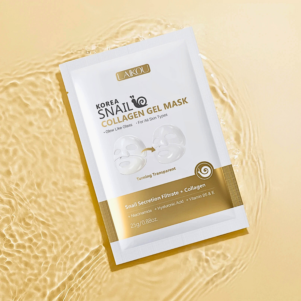 Maschera al Collagene di Bava di Lumaca e Acido Ialuronico