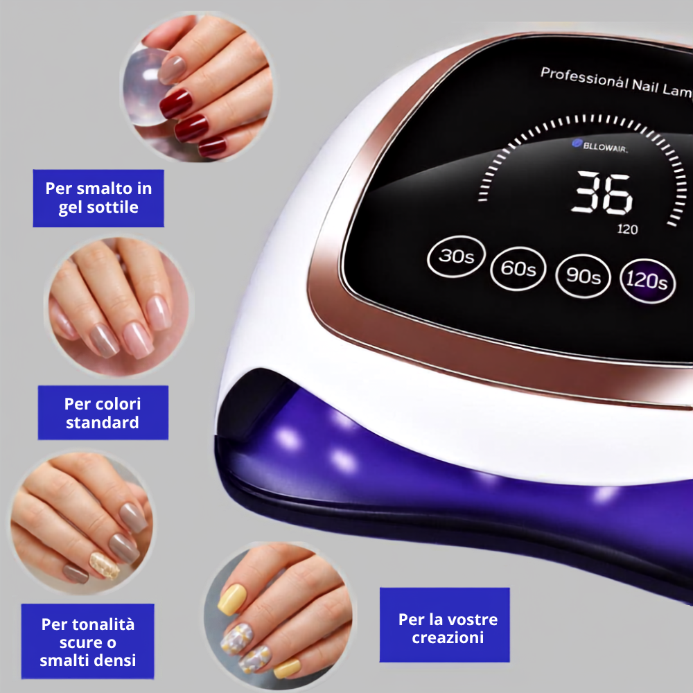 Lampada per Manicure Professionale Touch Screen