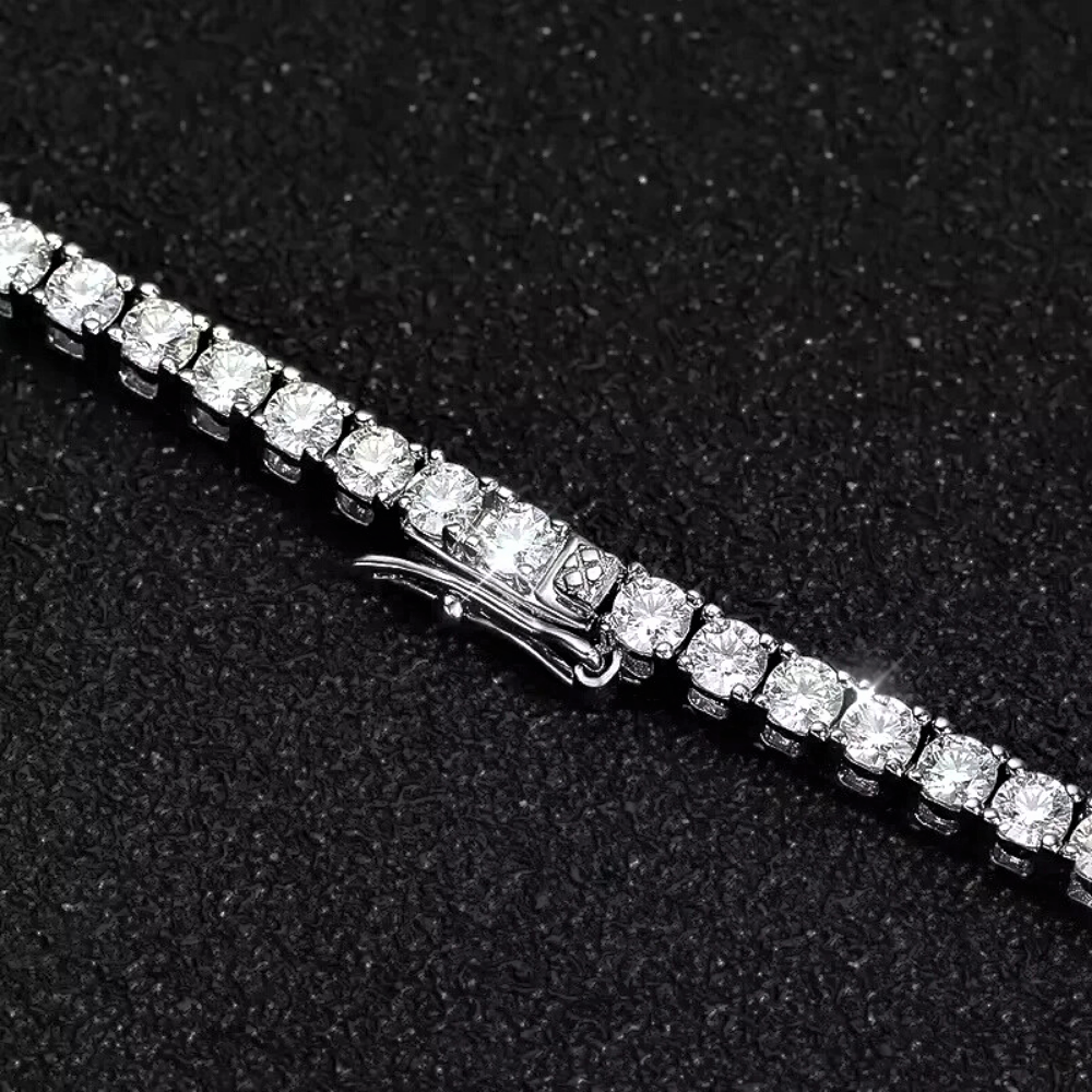 Bracciale e Collana Tennis con Moissaniti da 3/4/5 mm