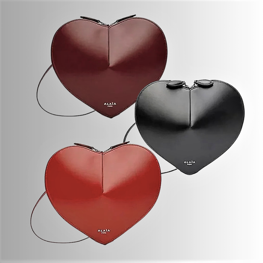 Borsetta a Cuore in Similpelle di Alta Qualità