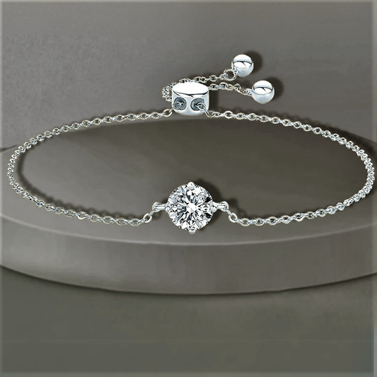Bracciale Punto Luce con Moissanite D color da ct 1.00