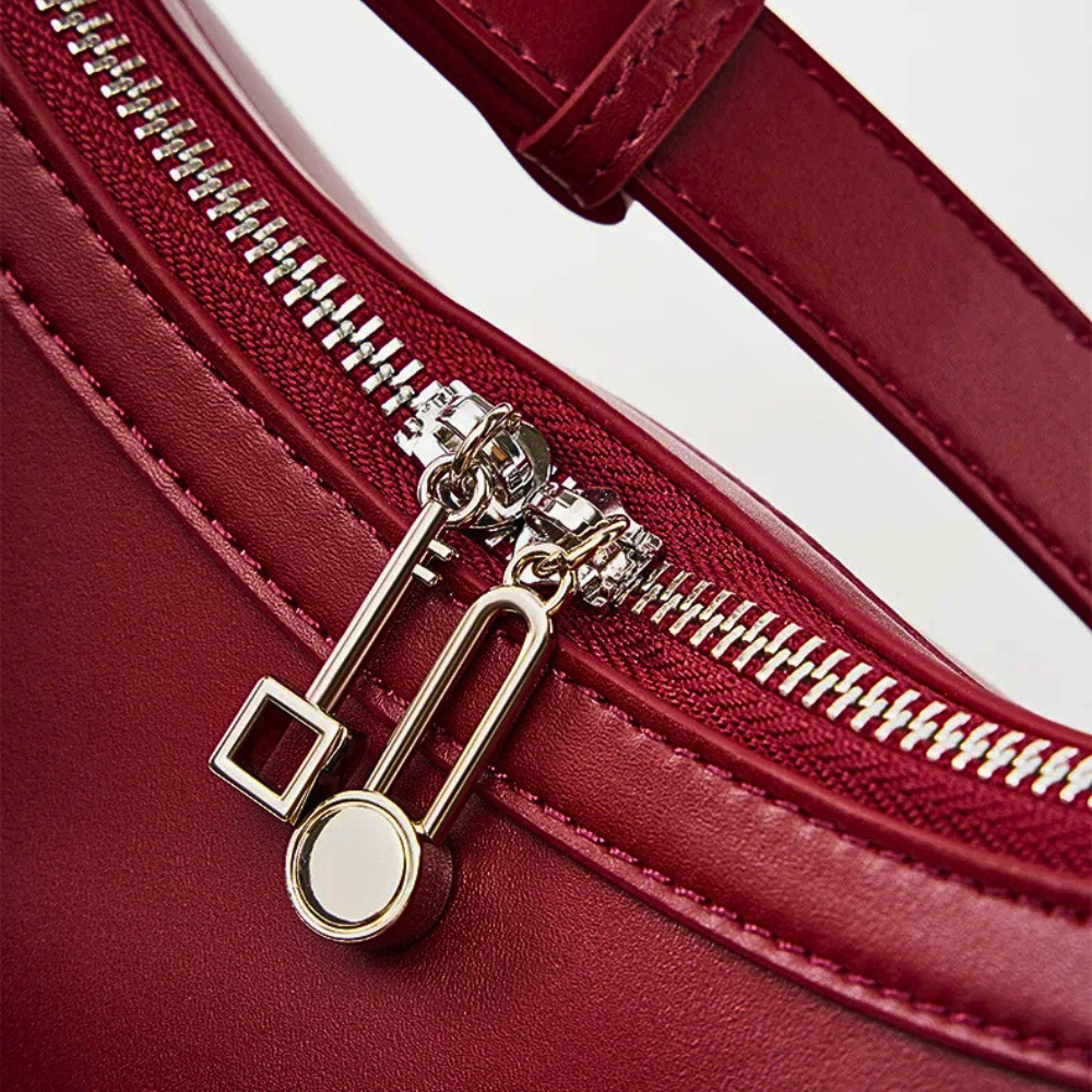 Borsa Hobo in Vera Pelle di Vitellino