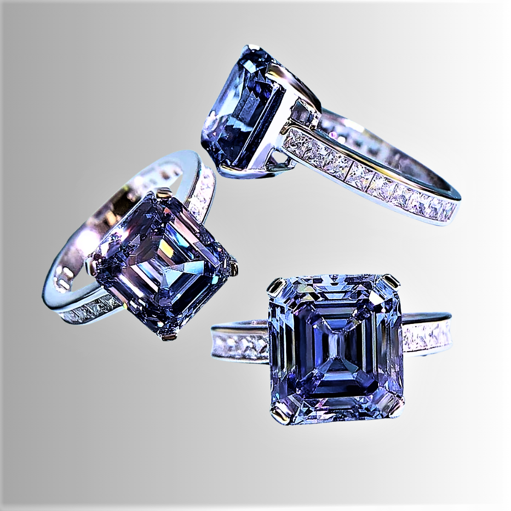 Anillo "Blue Wave": una preciosa obra maestra de artesanía