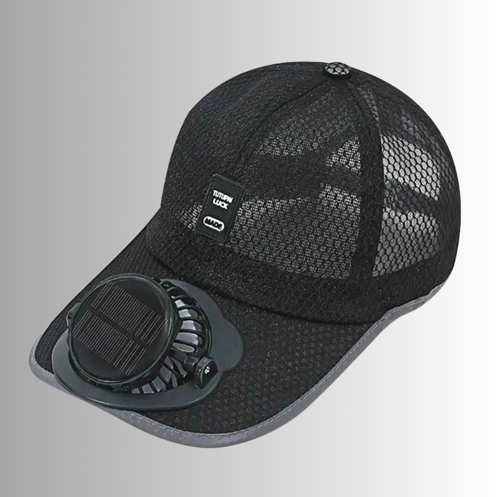 Cappellino con Ventola ad Energia Solare
