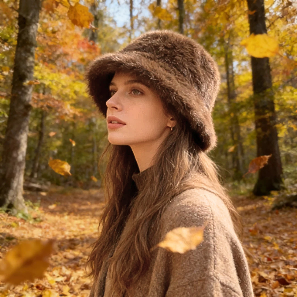 Cappello in Pelliccia Sintetica