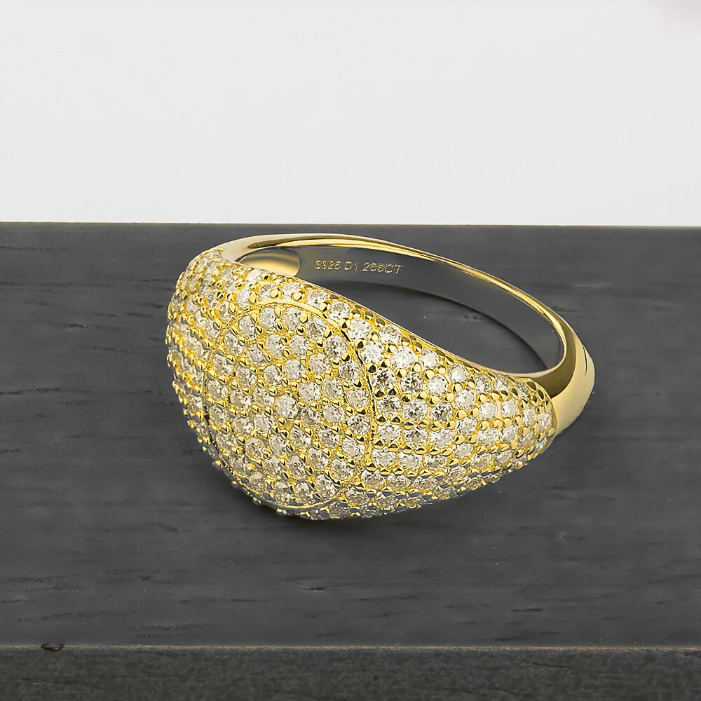 Fascetta a Pavè con Moissaniti per ct 2,56