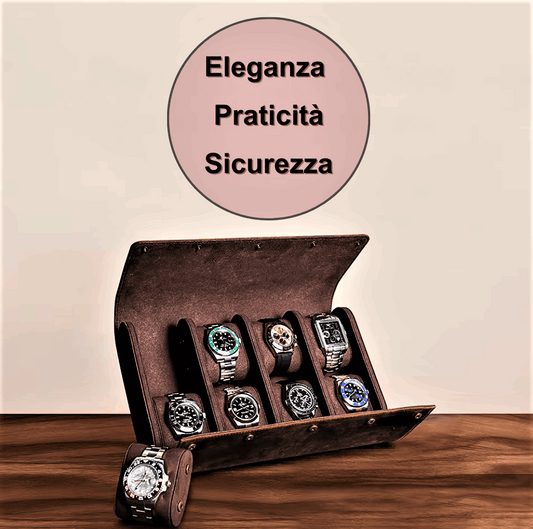 Organizer per Orologi: Eleganza Artigianale e Lusso Intramontabile in Vera Pelle