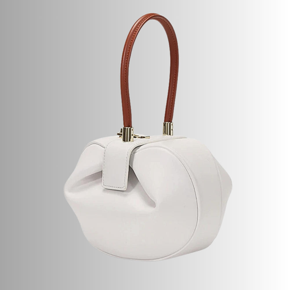 Mini Bag in Pelle di Vitellino a Doppio Strato