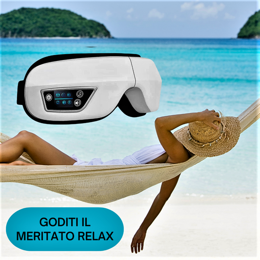 Masajeador de ojos Bluetooth ¡Relájate y bienestar para tus ojos!