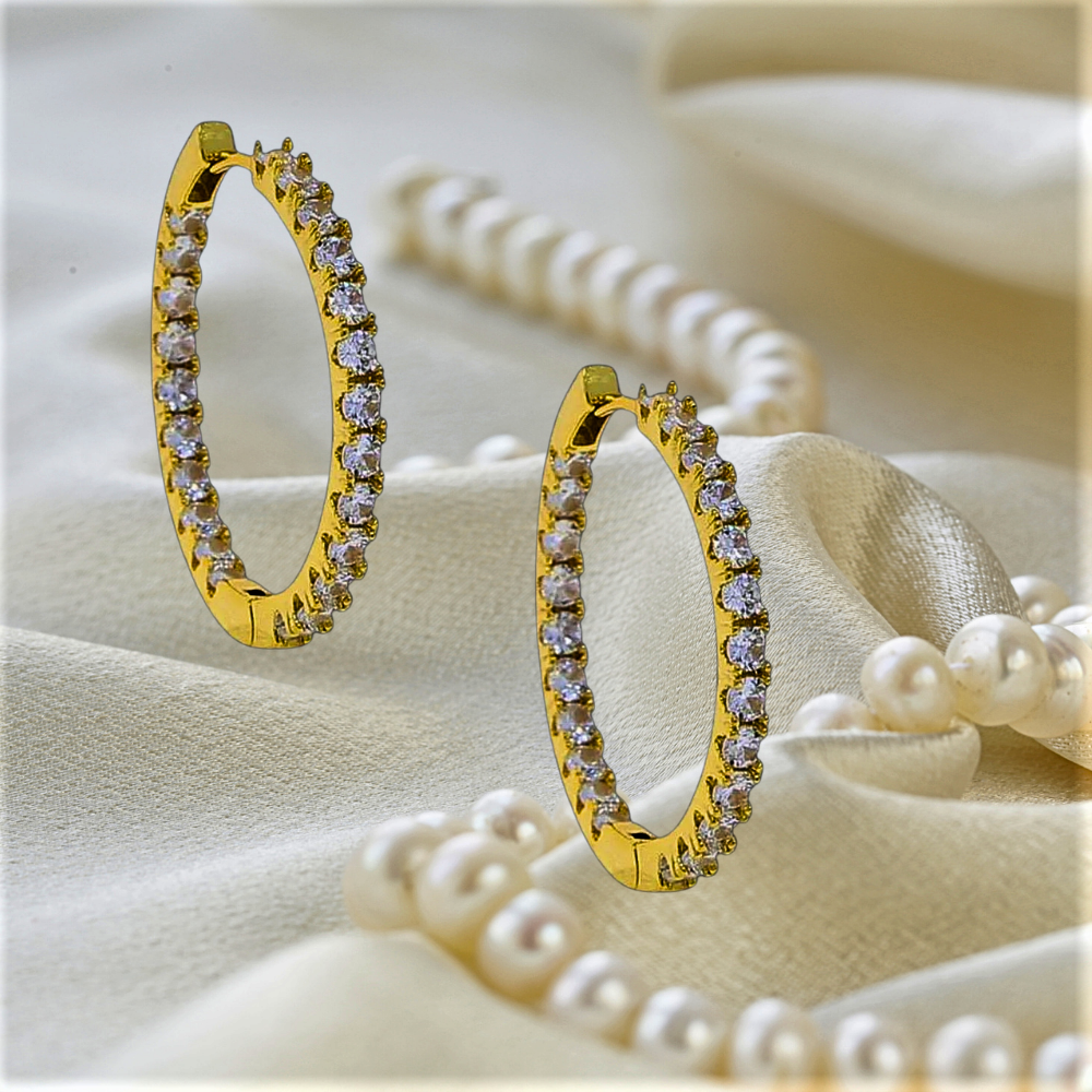 Pendientes "Círculos de Luz" Elegancia y Estilo 