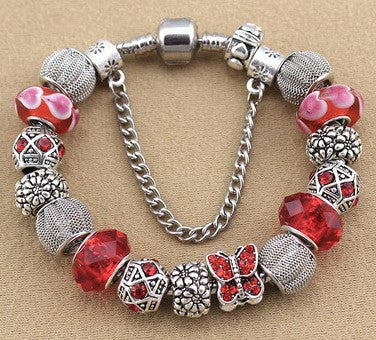 Pulsera “Mariposa Encantada” Estilo PANDORA en tu muñeca