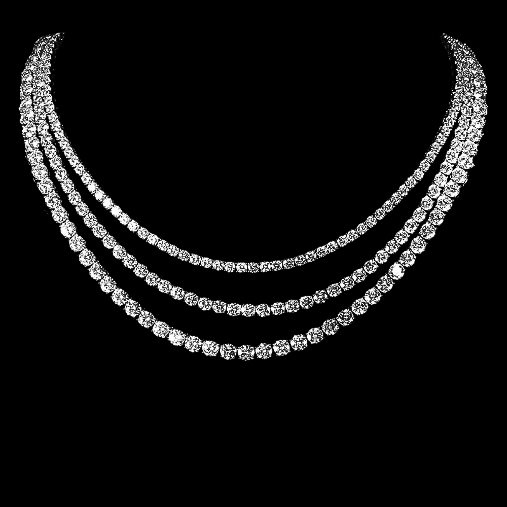 Bracciale e Collana Tennis con Moissaniti da 3/4/5 mm