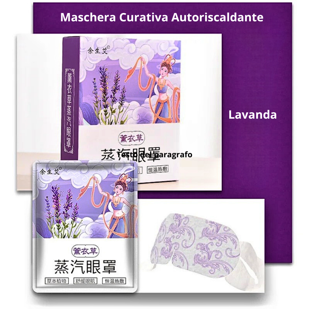 Maschera Fitoterapica Autoriscaldante per Occhi